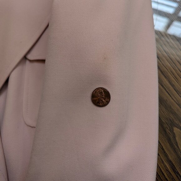 CHANEL Vintage Pink Wool Double Breasted Jacket 97P Spring 1997 FR40 S M 6 8 - Picture 11 of 16